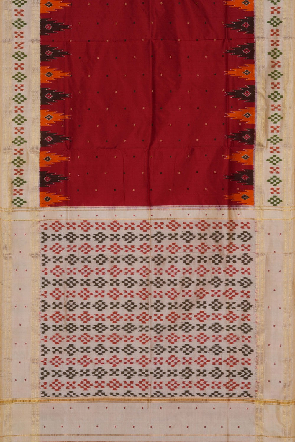 Image of Pochampally Ikat Silk Saree