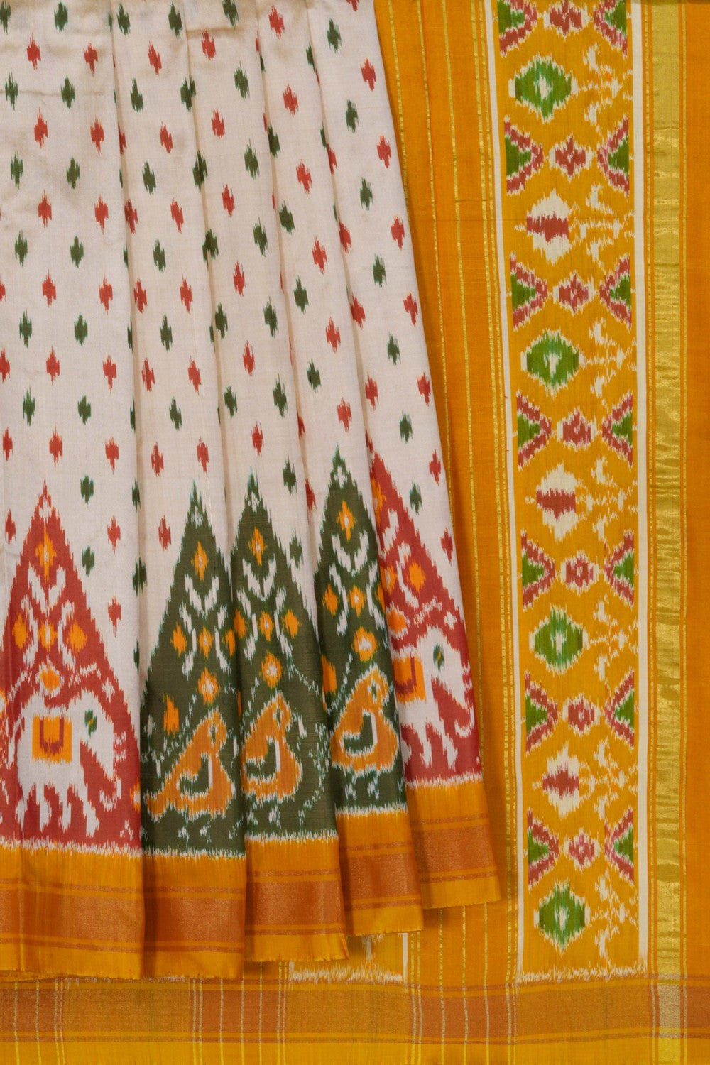 Image of Pochampally Ikat Silk Saree