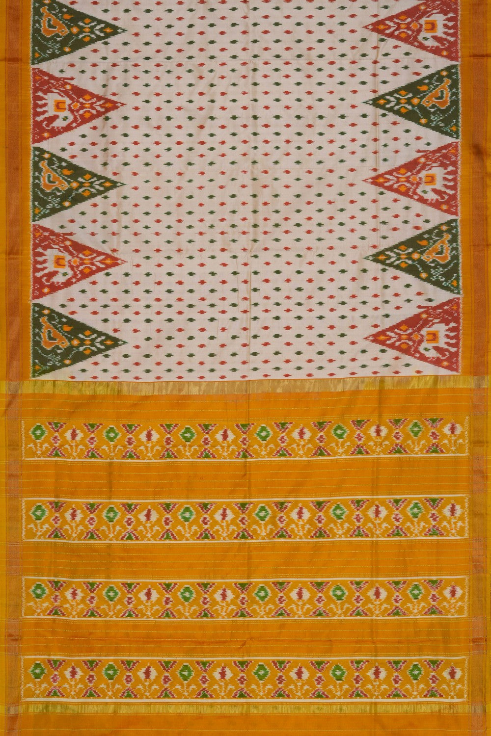 Image of Pochampally Ikat Silk Saree