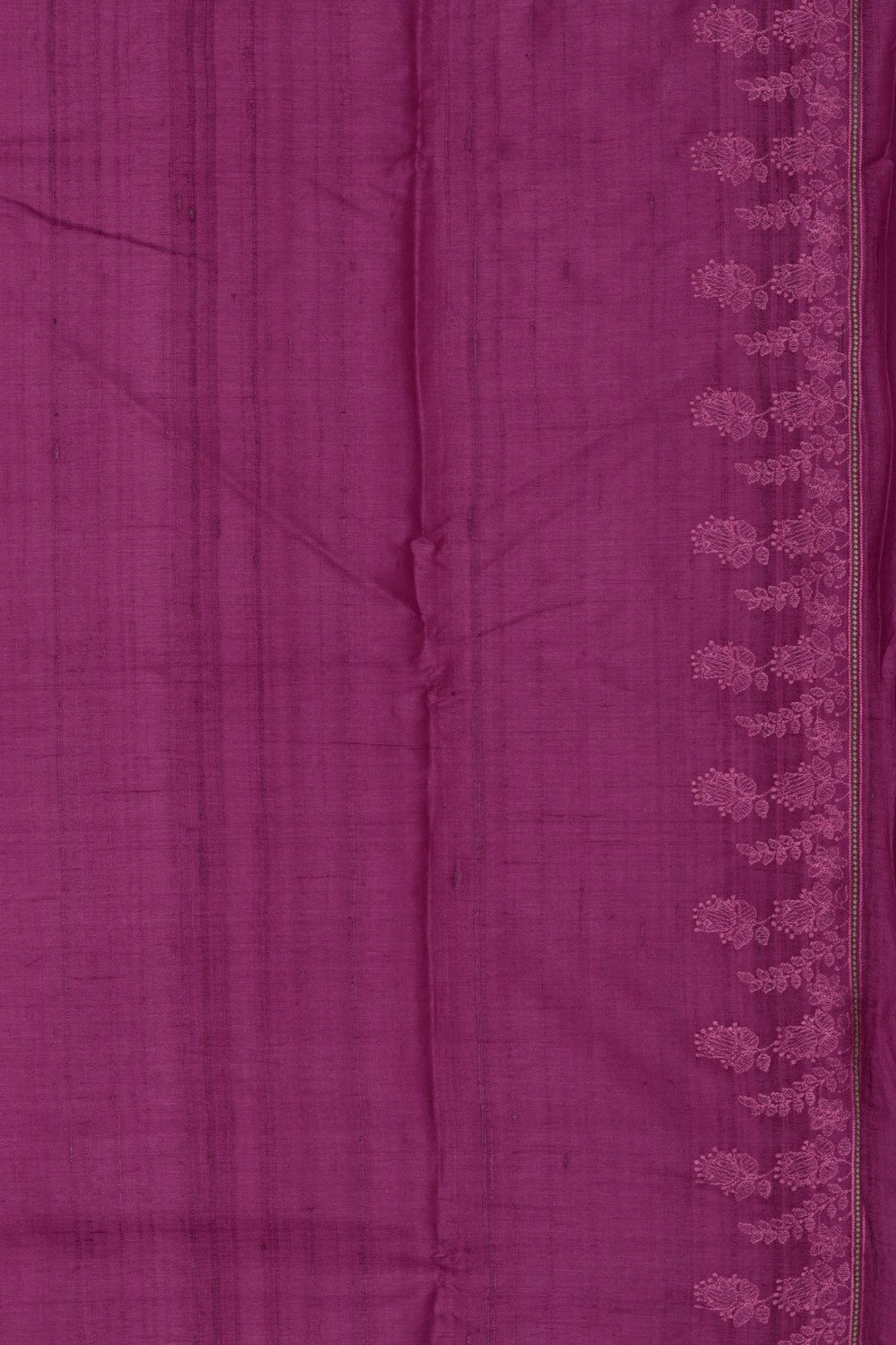 A Tussar Embroidery Saree