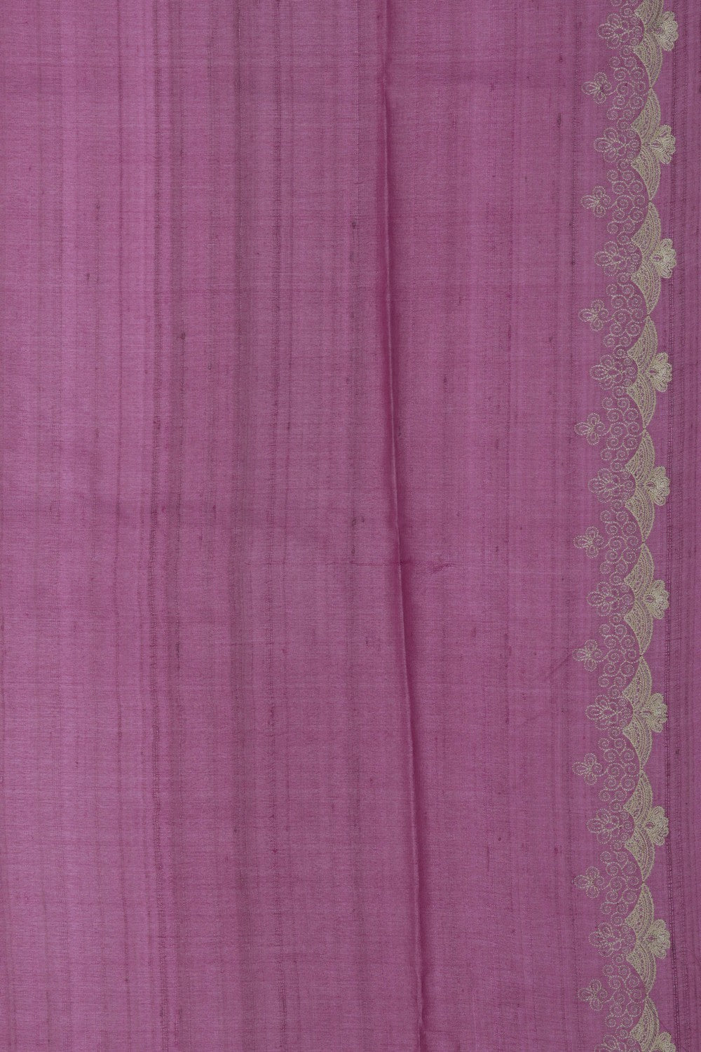 A Tussar Embroidery Saree