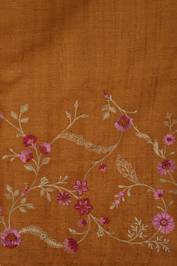 Image of A Tussar Embroidery Saree