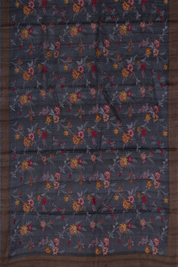 Image of A Tussar Embroidery Saree