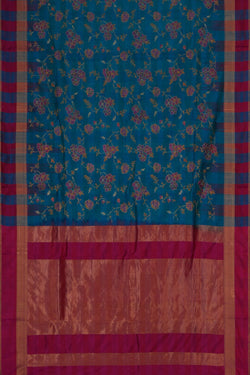 Image of A Tussar Embroidery Saree