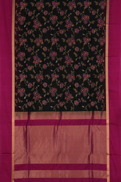 Image of A Tussar Embroidery Saree