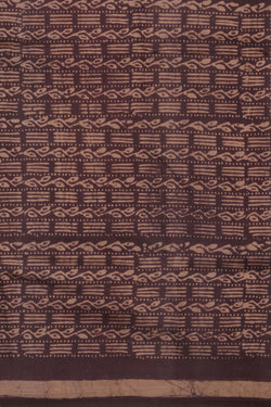 Image of A Dupion Silk Embroidery Saree