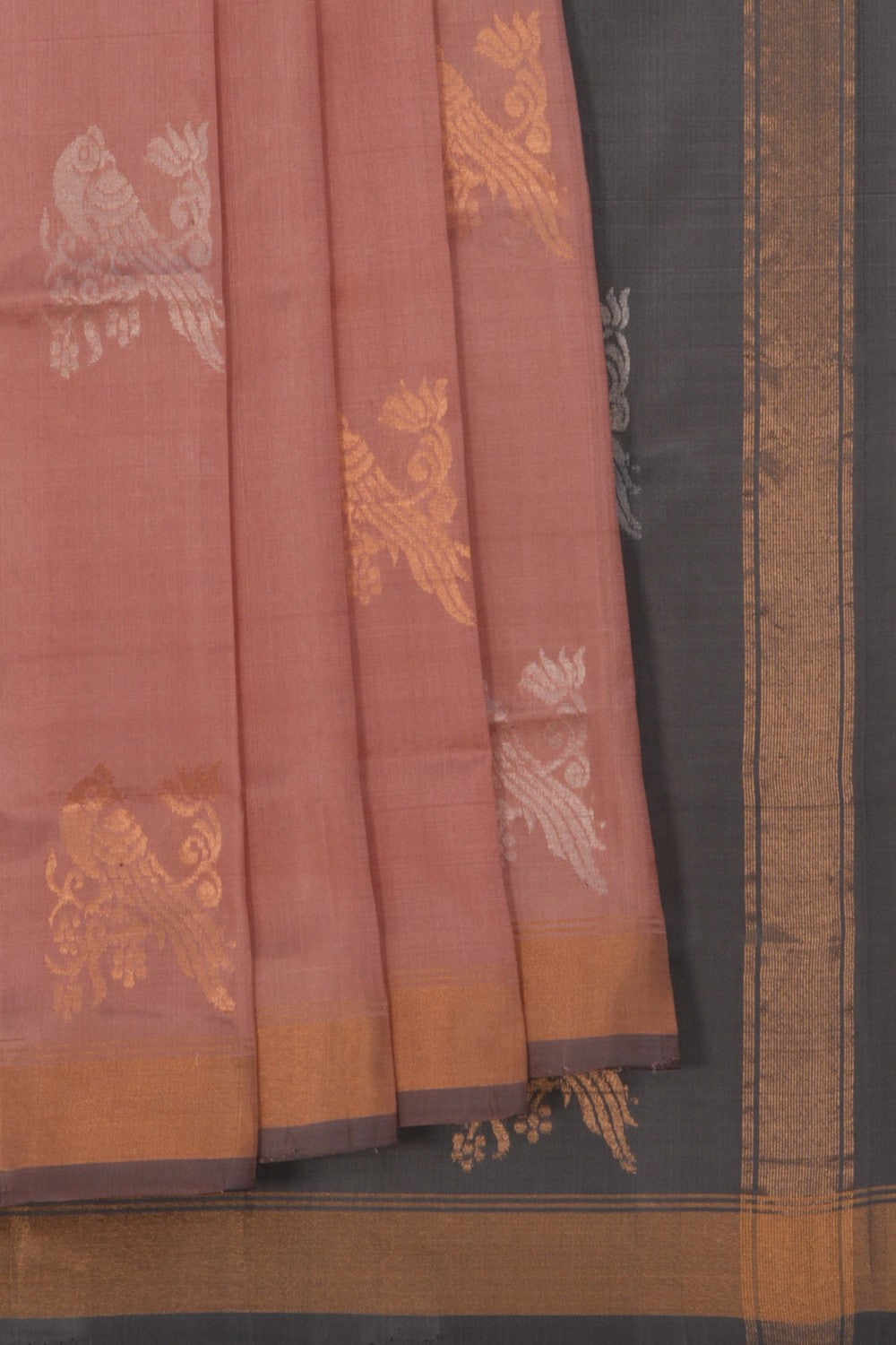 Uppada Silk Onion Pink Saree