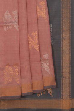 Image of Uppada Silk Onion Pink Saree