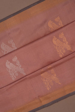Image of Uppada Silk Onion Pink Saree