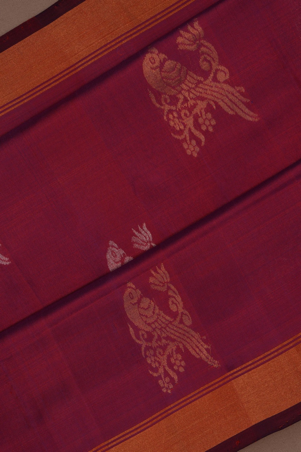 Image of Uppada Silk Purple Saree