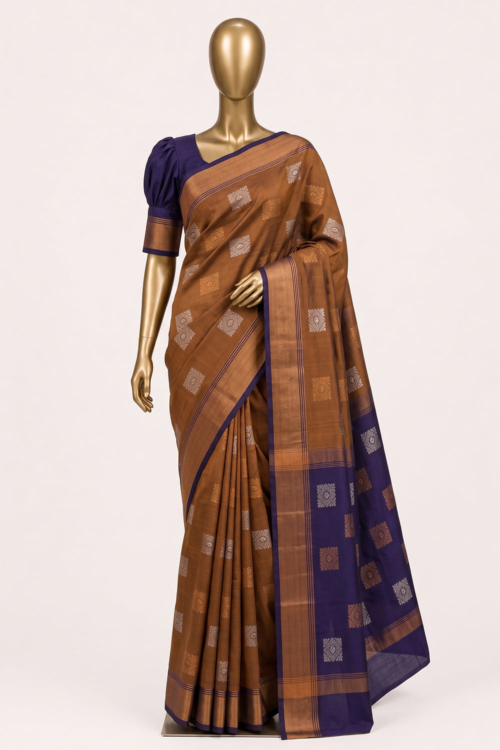 Image of Moss Green Uppada Silk Saree