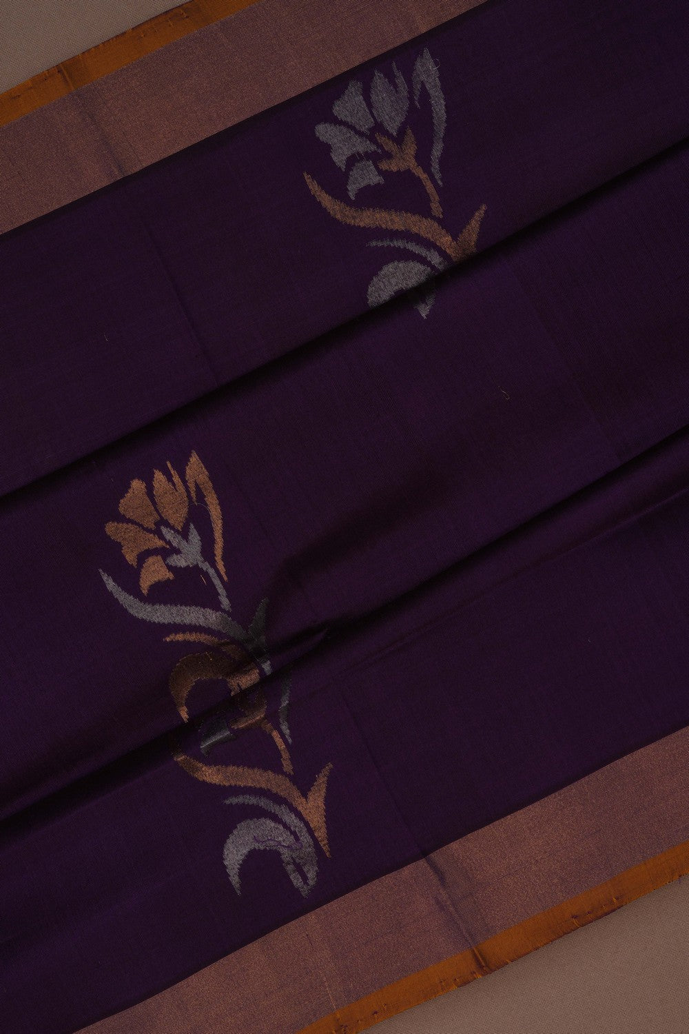 Image of Uppada Silk Violet Saree