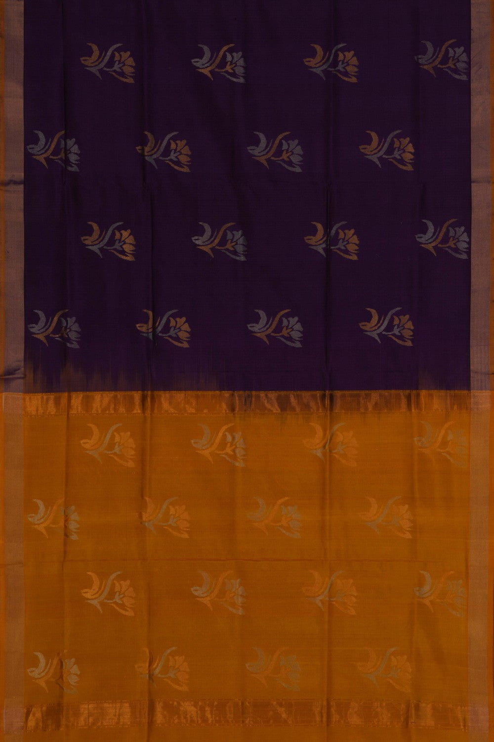 Image of Uppada Silk Violet Saree
