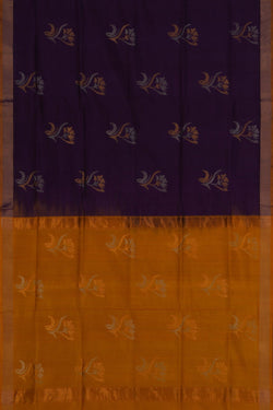 Image of Uppada Silk Violet Saree