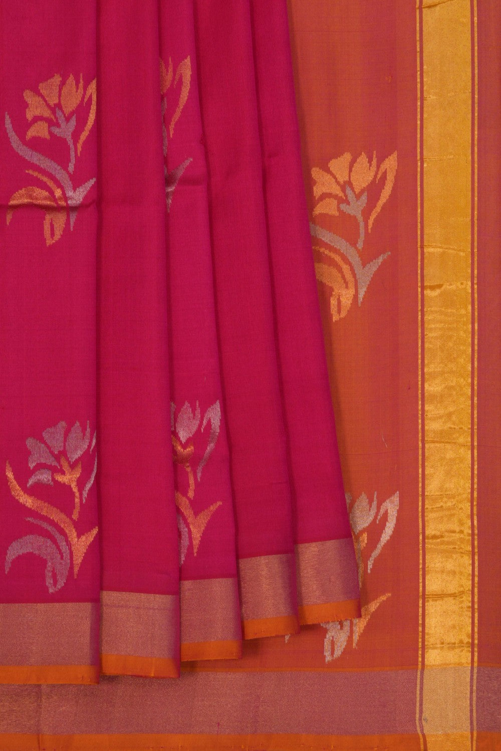 Uppada Silk Pink Saree