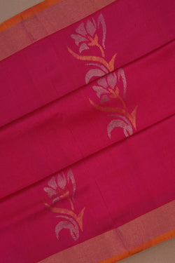 Image of Uppada Silk Pink Saree