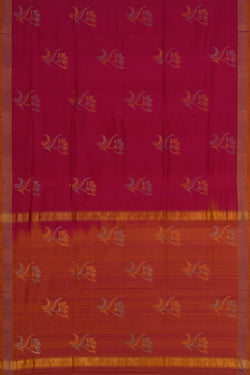 Image of Uppada Silk Pink Saree