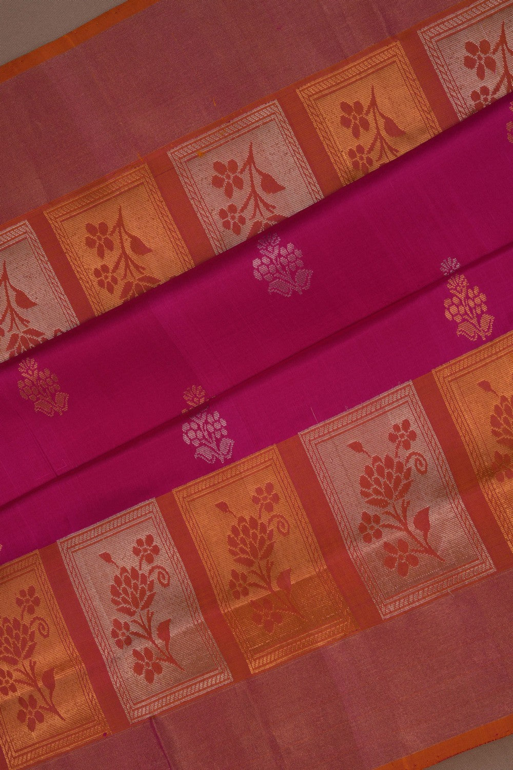Image of Uppada Silk Pink Saree