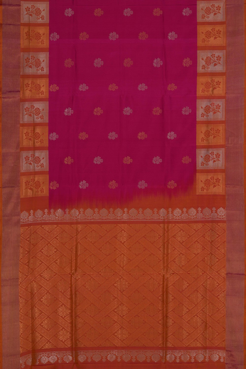 Image of Uppada Silk Pink Saree