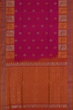 Image of Uppada Silk Pink Saree