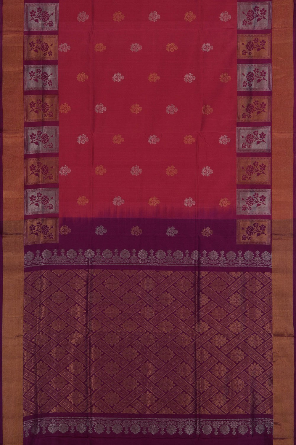 Image of Uppada Silk Onion Pink Saree