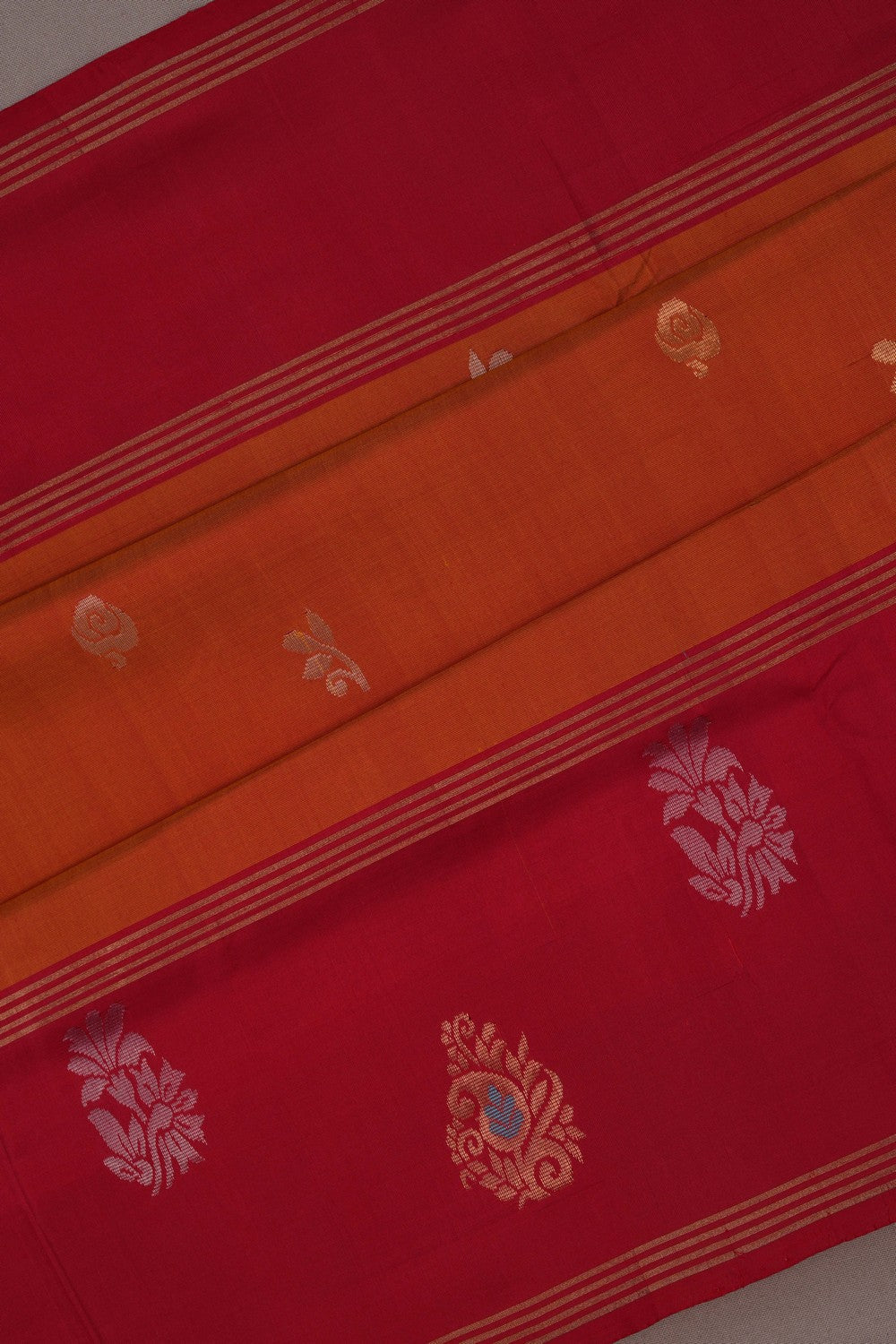 Image of Uppada Silk Mustard Saree
