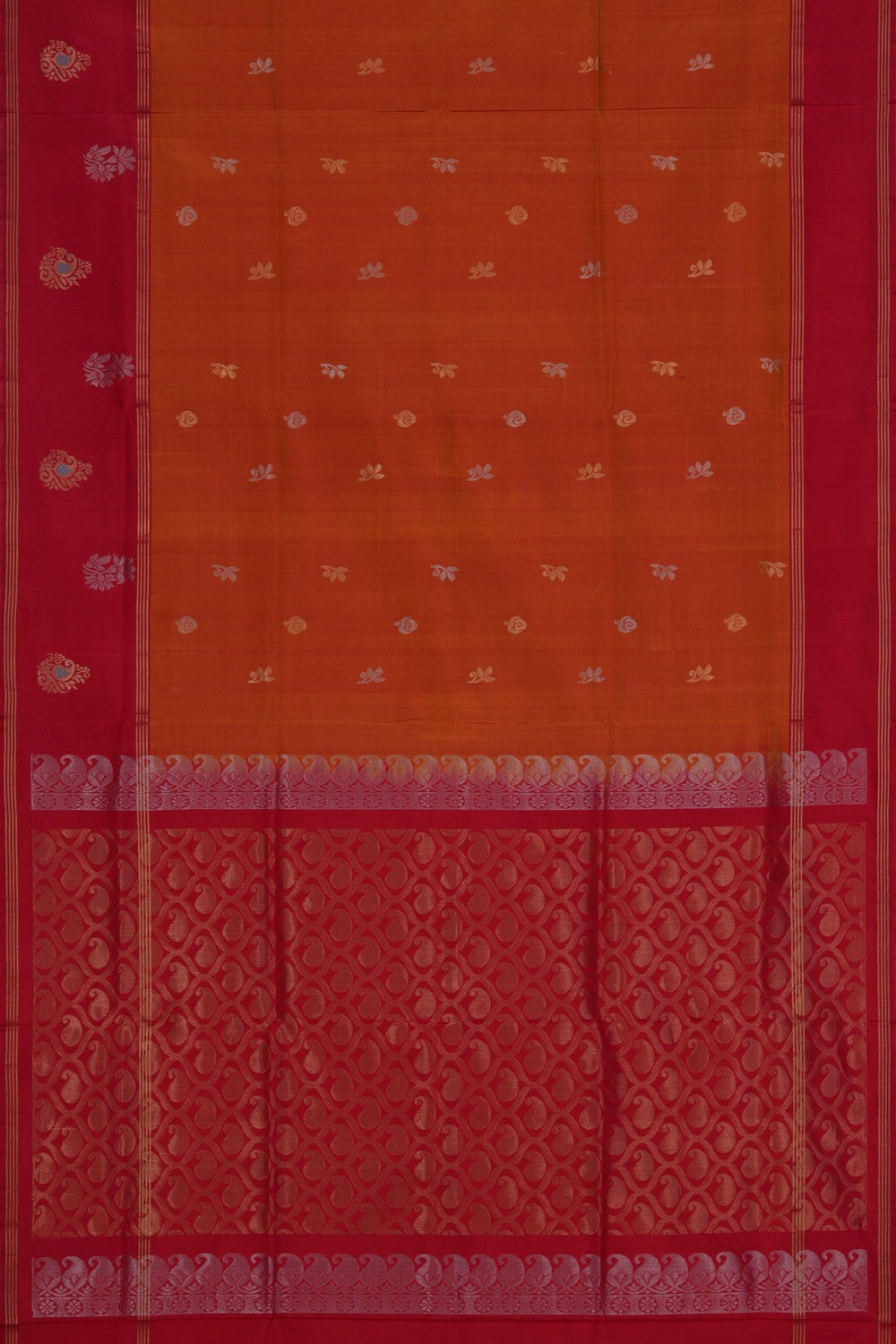 Image of Uppada Silk Mustard Saree
