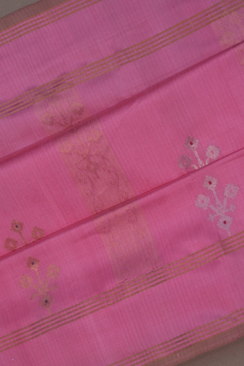 Image of Uppada Silk Pink Saree