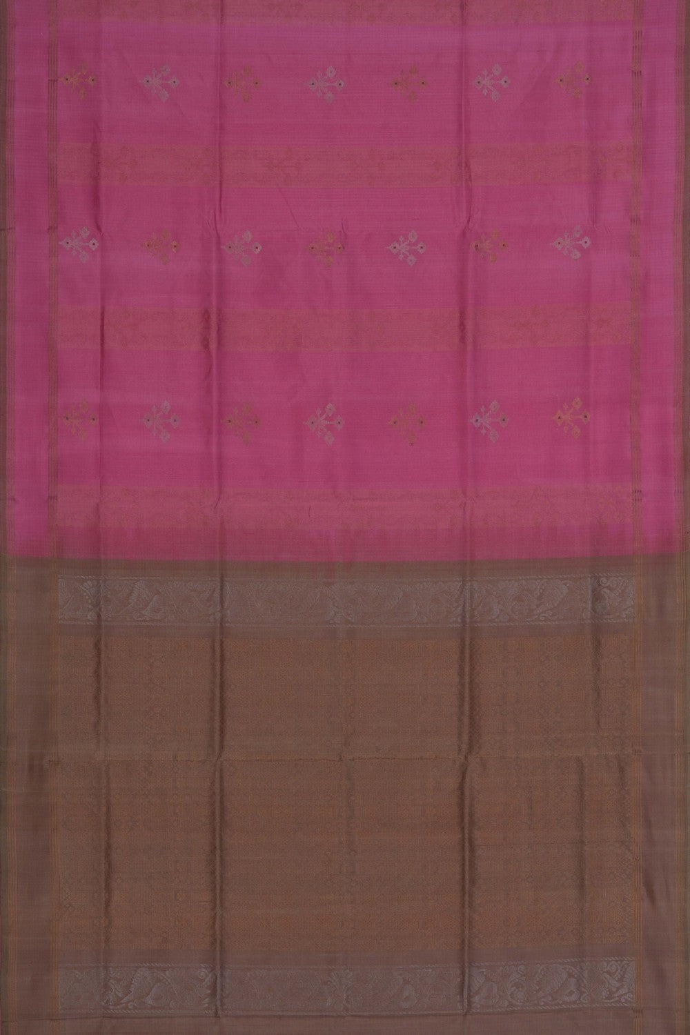 Image of Uppada Silk Pink Saree
