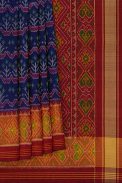 Image of Rajkot Silk Royal Blue Saree