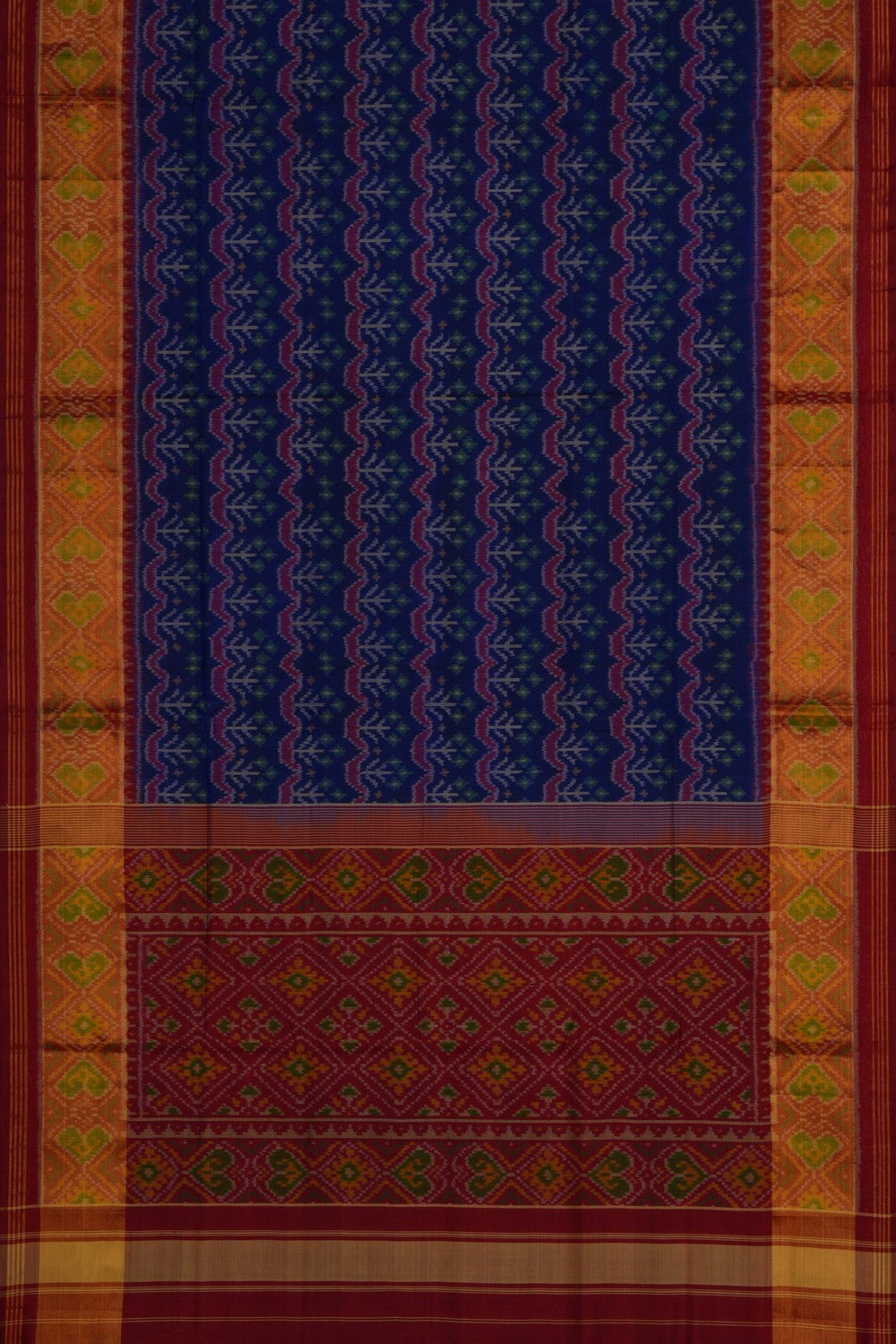 Image of Rajkot Silk Royal Blue Saree