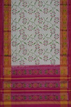 Image of Rajkot Silk White Saree