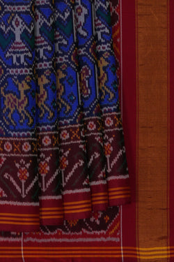 Image of Rajkot Silk Purple Saree