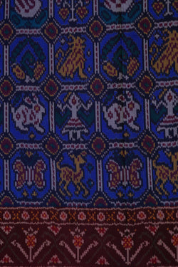 Image of Rajkot Silk Purple Saree