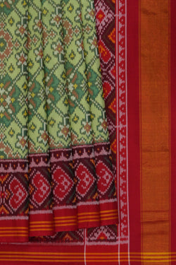 Image of Rajkot Silk Green Saree
