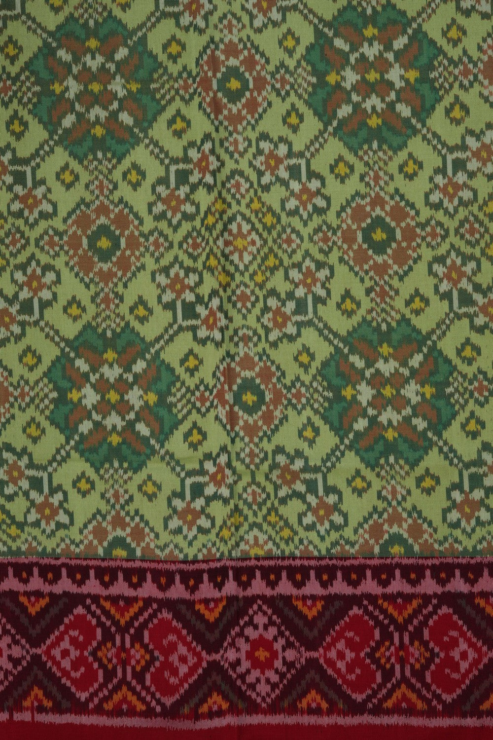 Rajkot Silk Green Saree