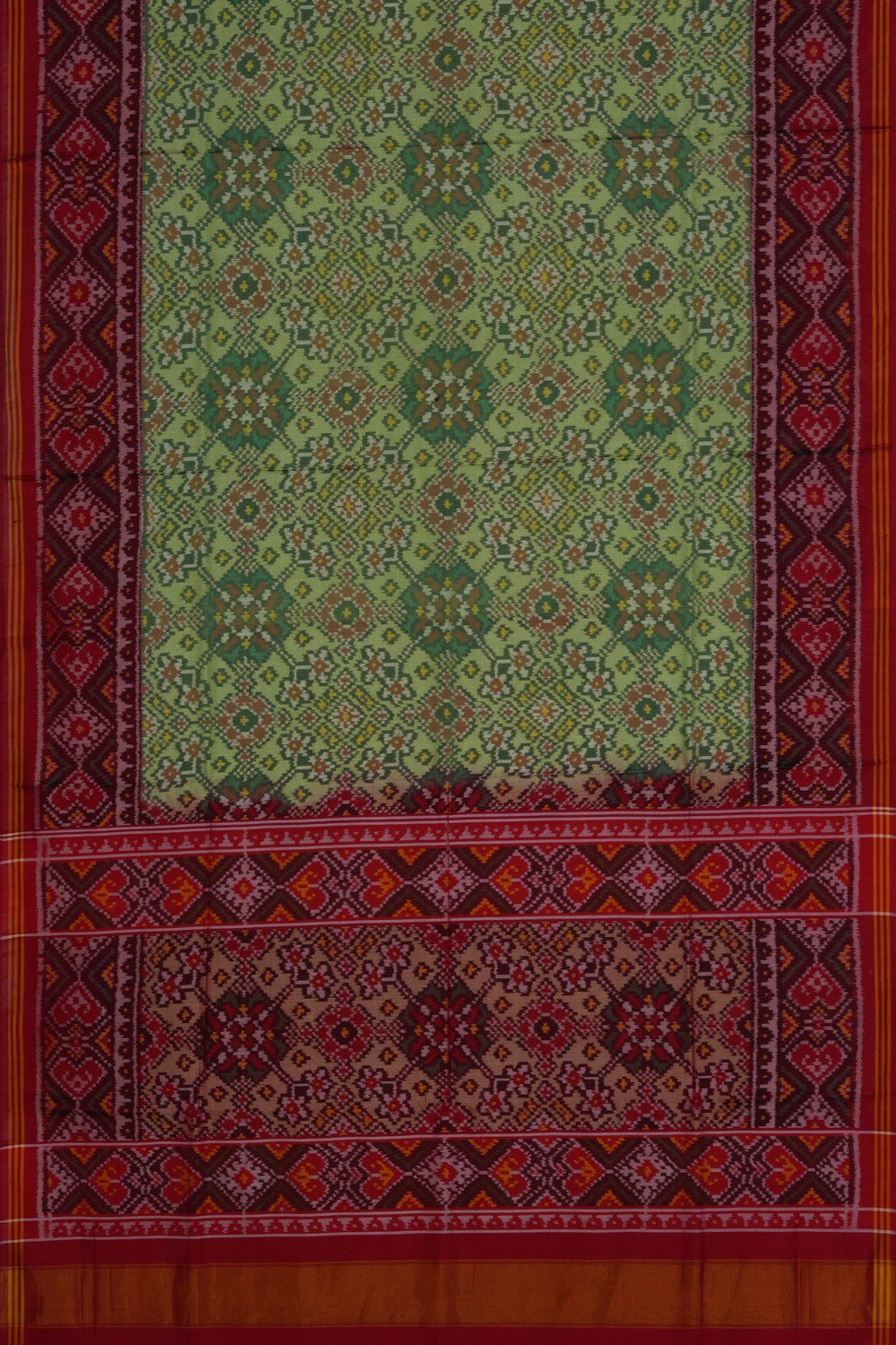 Rajkot Silk Green Saree