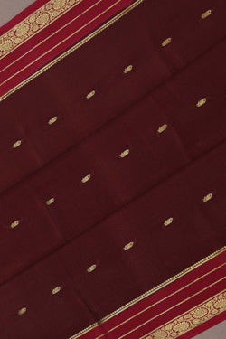 Image of Mysore Binny Crepe Silk Brown Saree