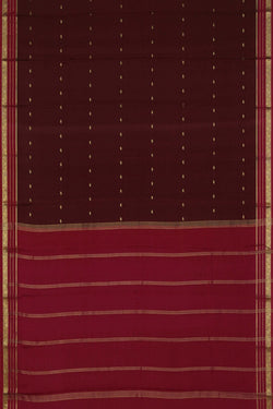 Image of Mysore Binny Crepe Silk Brown Saree