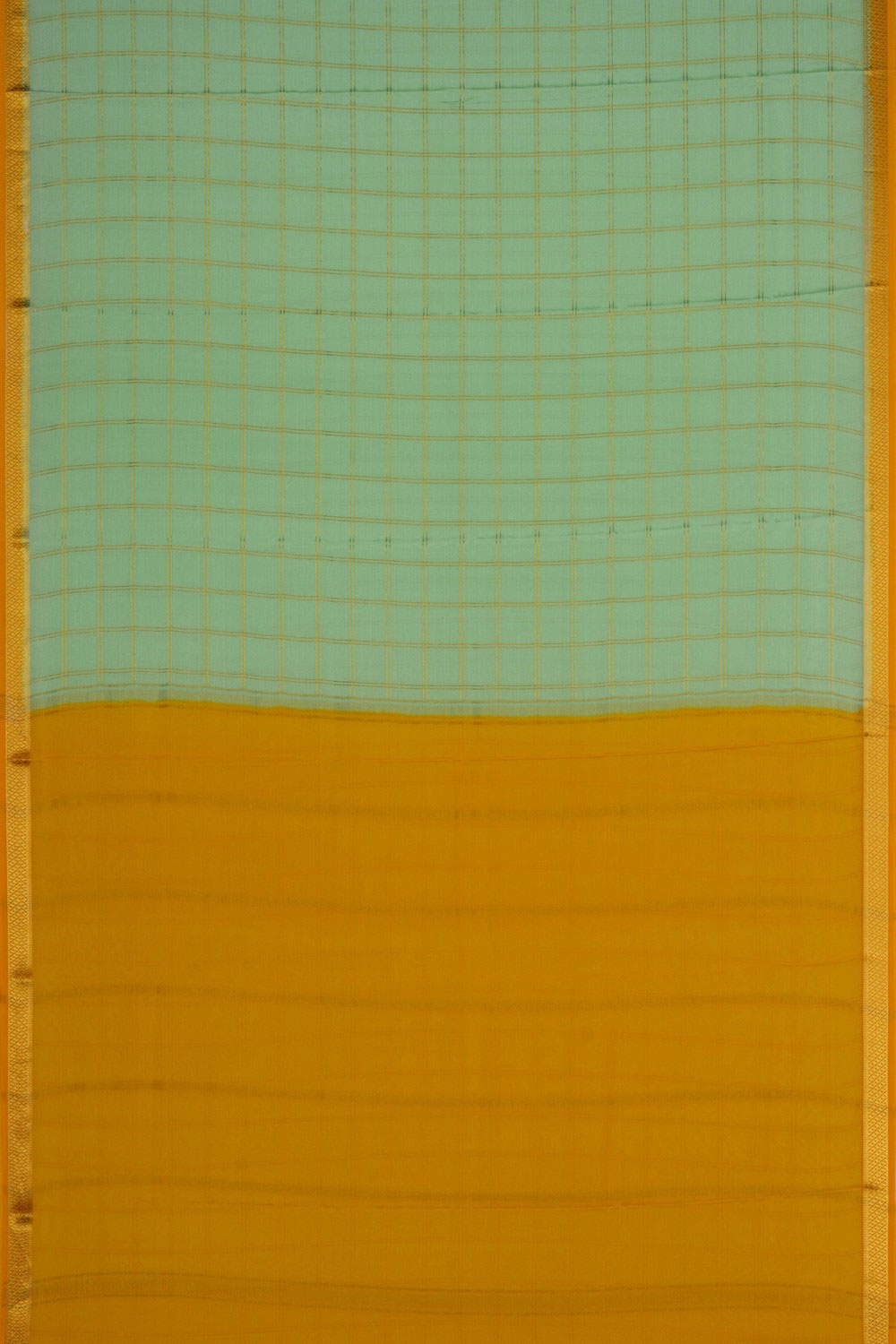 Mysore Binny Crepe Silk Sea Green Saree