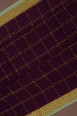 Image of Mysore Binny Crepe Silk Violet Saree