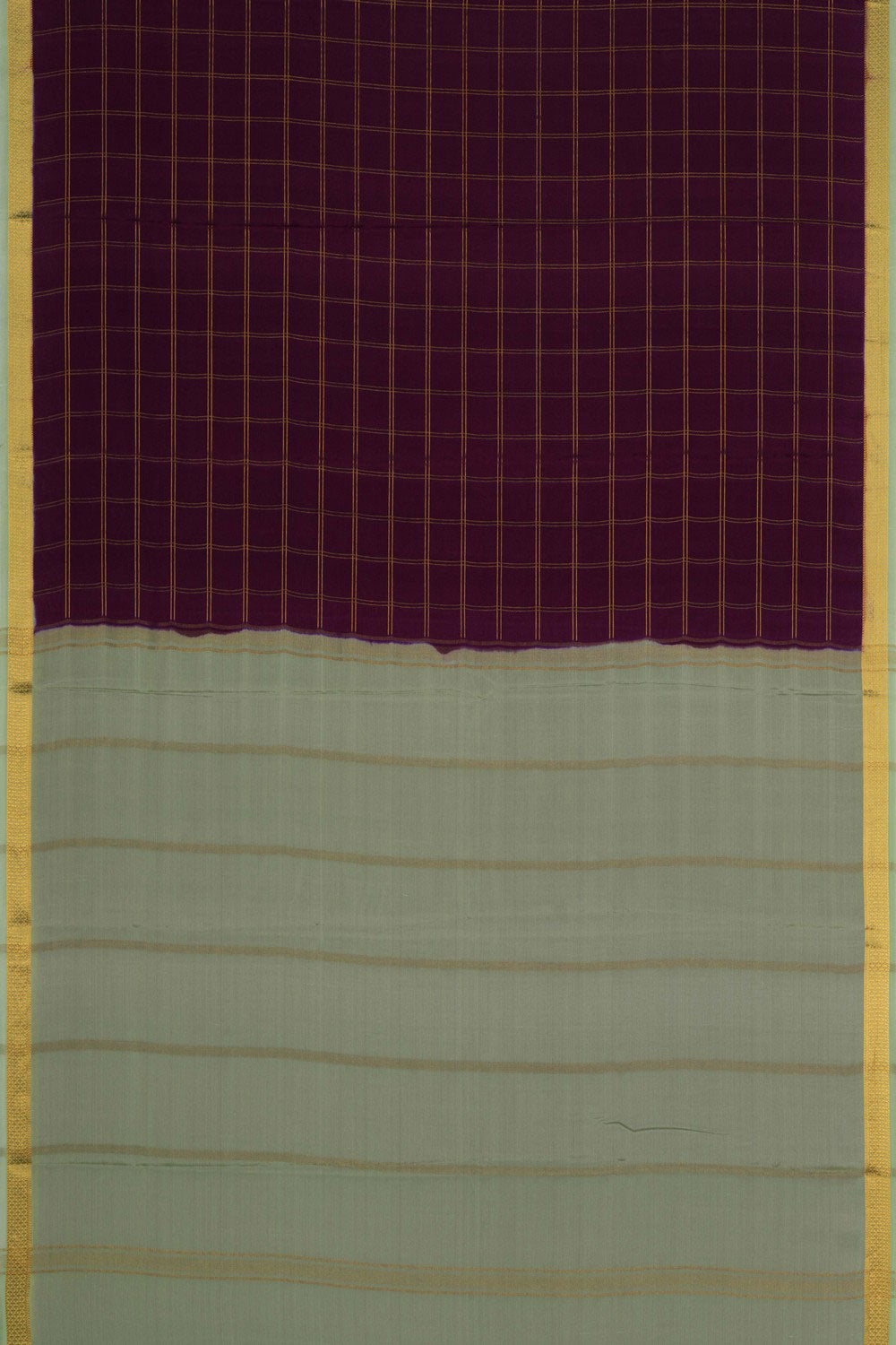 Mysore Binny Crepe Silk Violet Saree