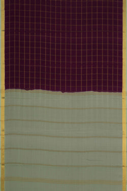 Image of Mysore Binny Crepe Silk Violet Saree