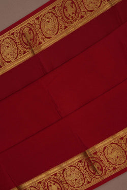 Image of Mysore Binny Crepe Silk Red Saree