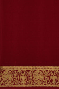 Image of Mysore Binny Crepe Silk Red Saree
