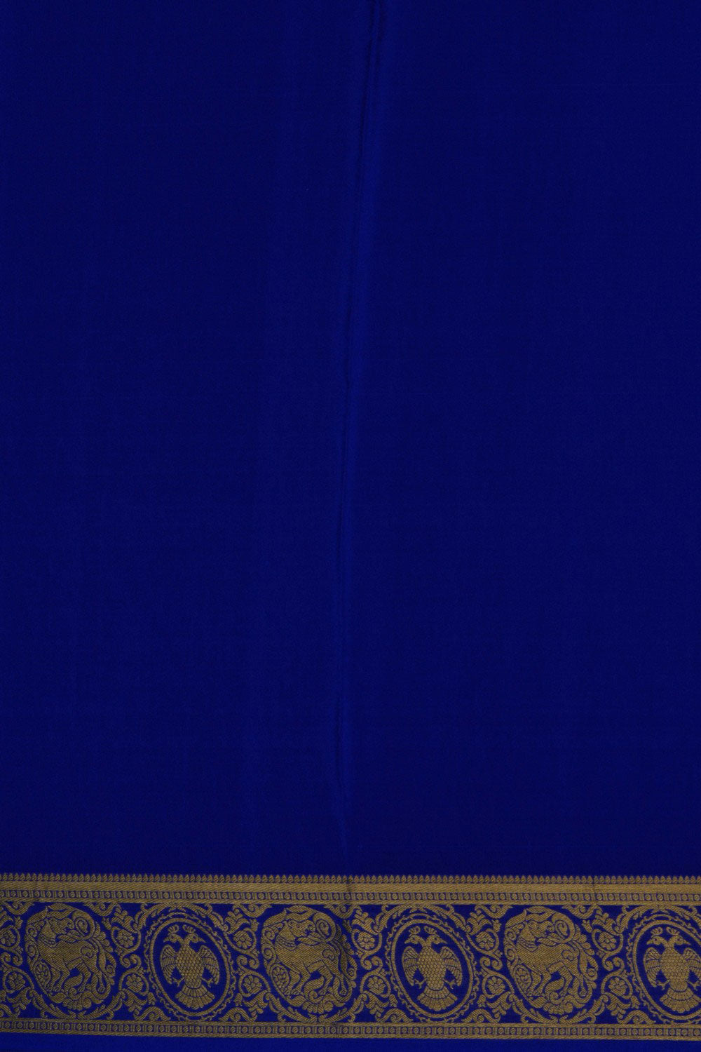 Mysore Binny Crepe Silk Royal Blue Saree