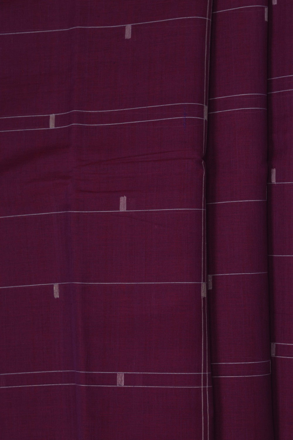 Image of Ponduru Cotton Purple Saree