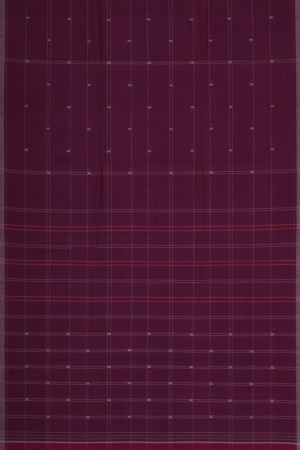 Image of Ponduru Cotton Purple Saree