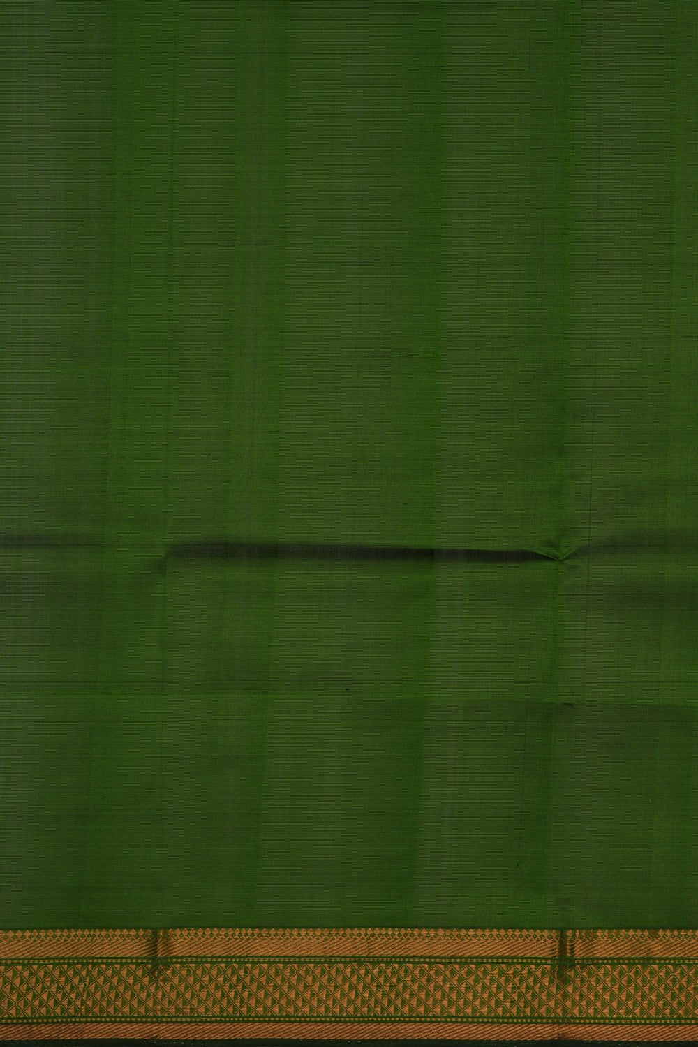 Image of Mangalgiri Silk Green Saree