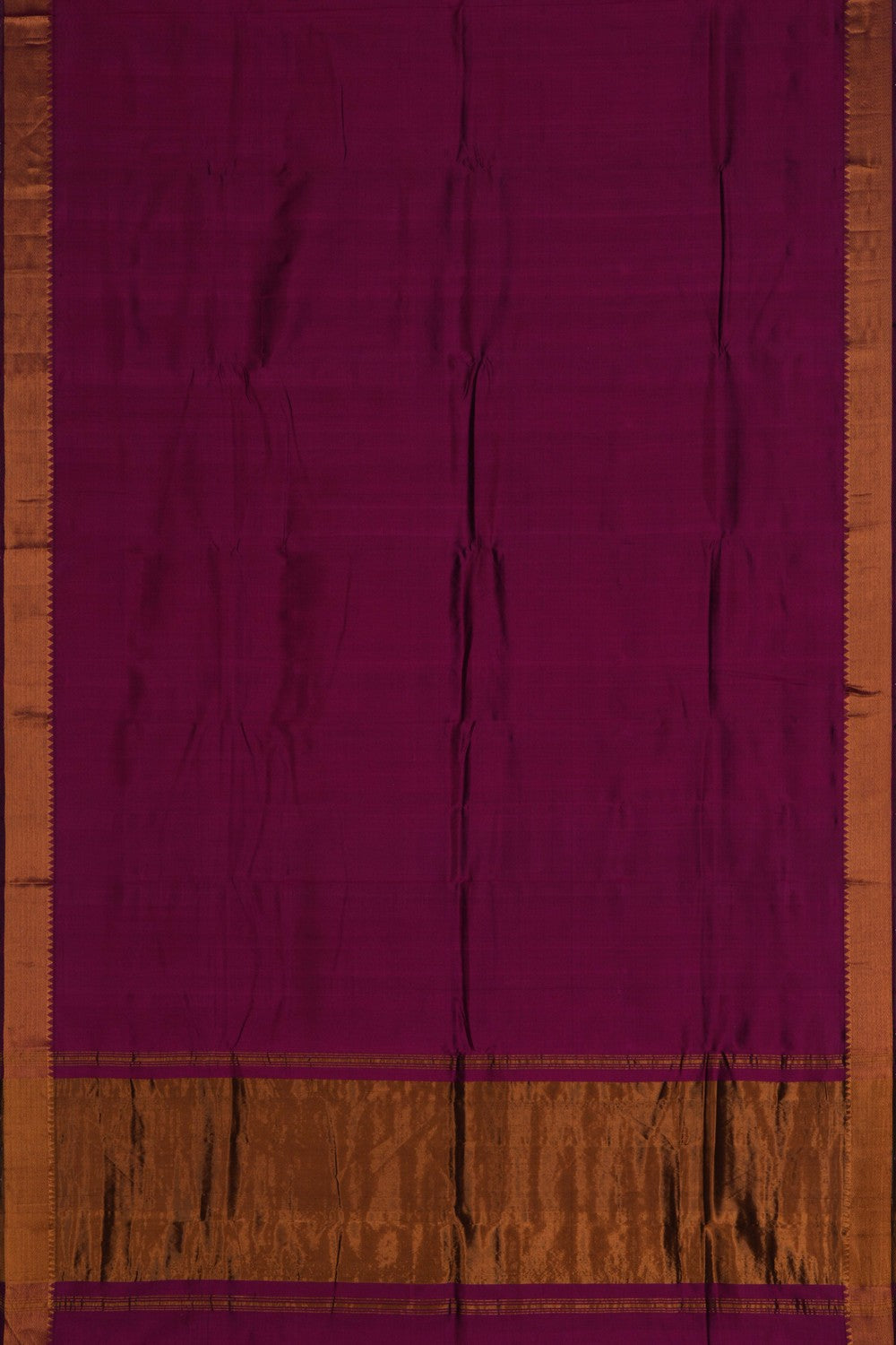 Image of Mangalgiri Silk Purple Saree